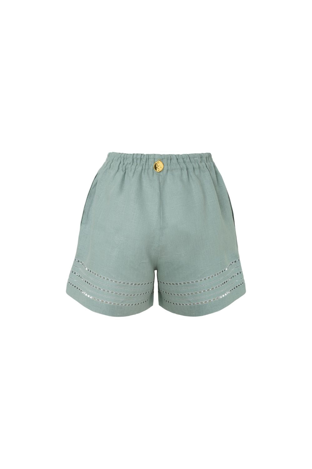 Anfisa Shorts in Light Sea Green