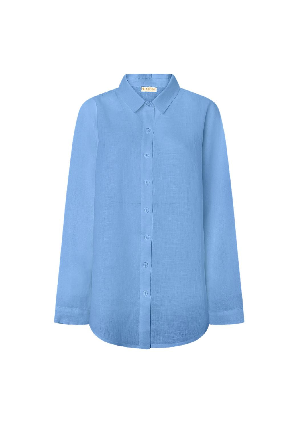 Zlata Oversize Shirt in Sky Blue