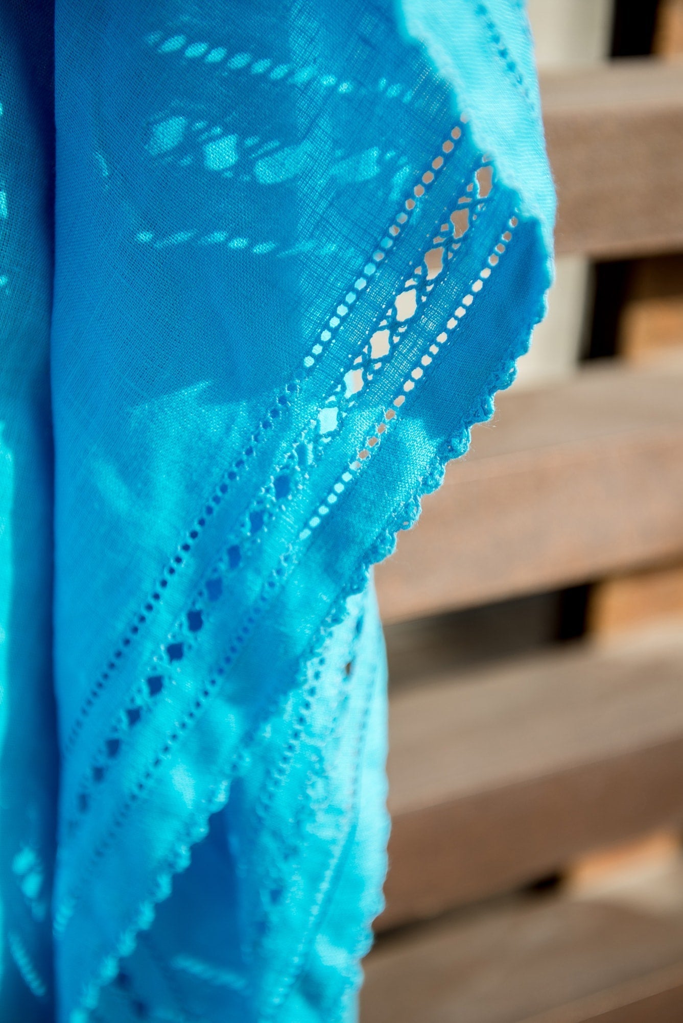 Sample of Vasilisa Beach Dress in Azure Blue Balushka